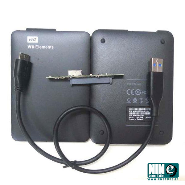  باکس اکسترنال هارد دیسک وسترن دیجیتال 2.5 اینچی USB 3.0 مدل Elements
