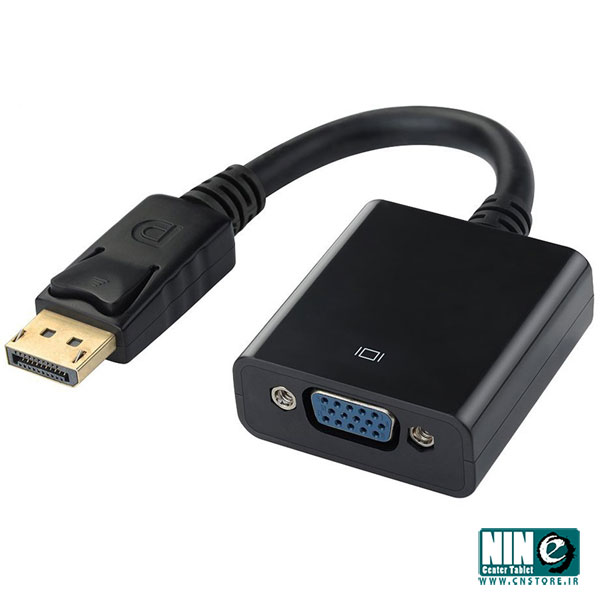 مبدل Displayport به VGA -مشکی