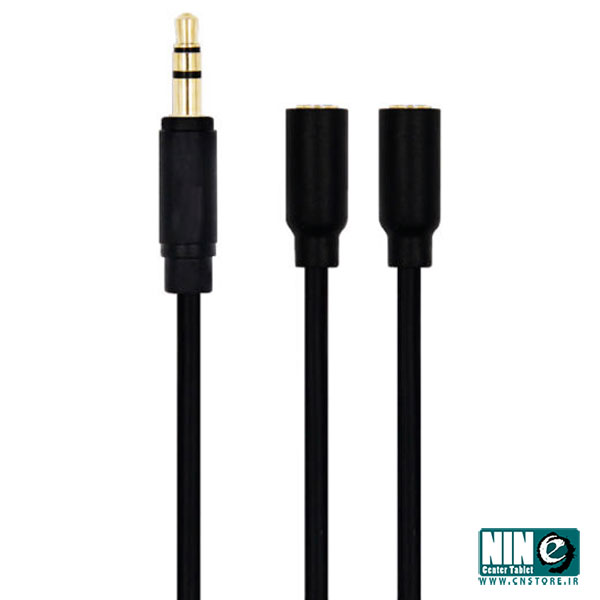 کابل تبدیل 1 به 2 هندزفری کی نت مدل K-AC856 به طول 20 سانتی متر